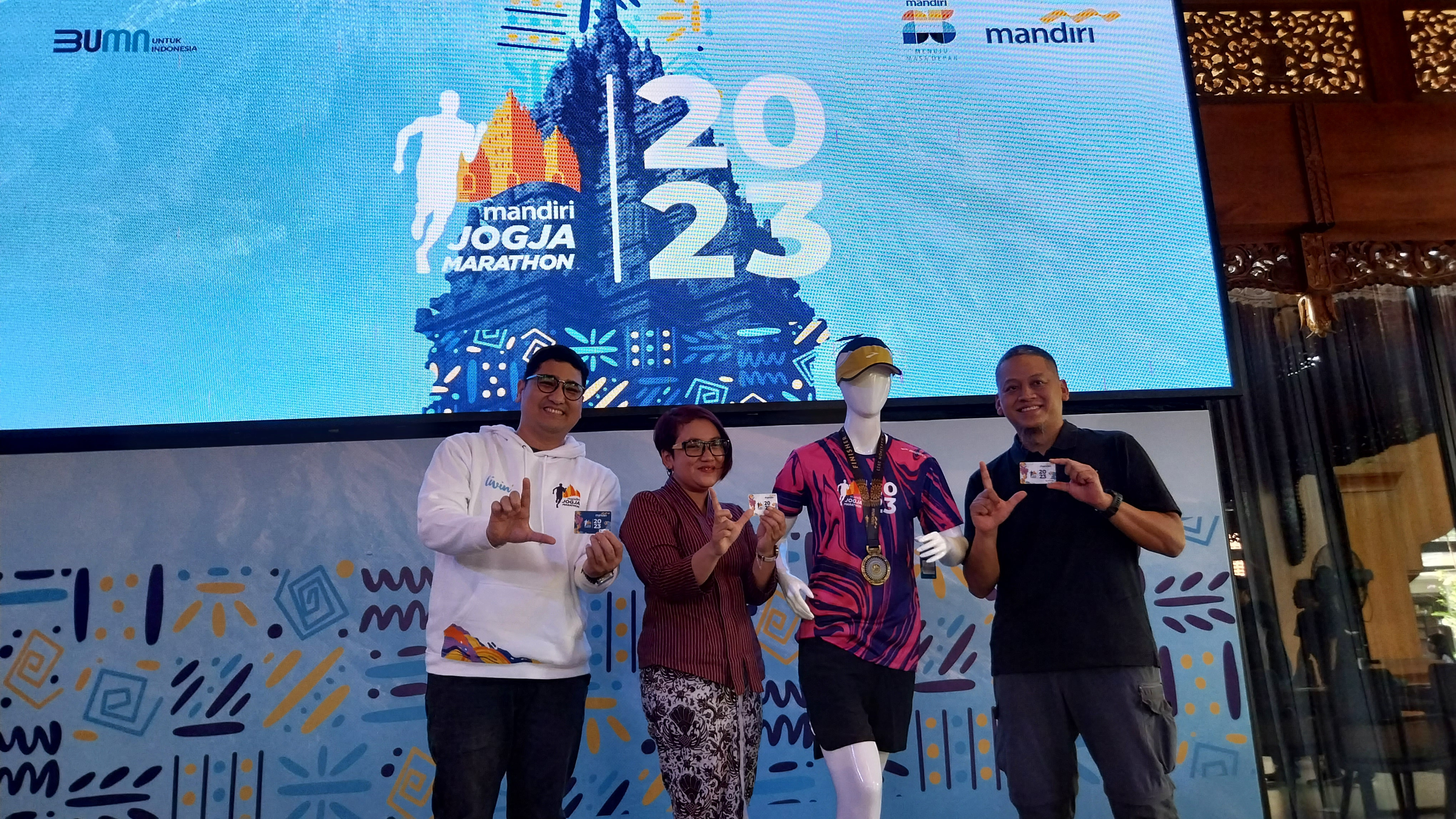 Promosikan ESG dan Ekowisata,  Bank Mandiri Kembali Gelar Mandiri Jogja Marathon 2023