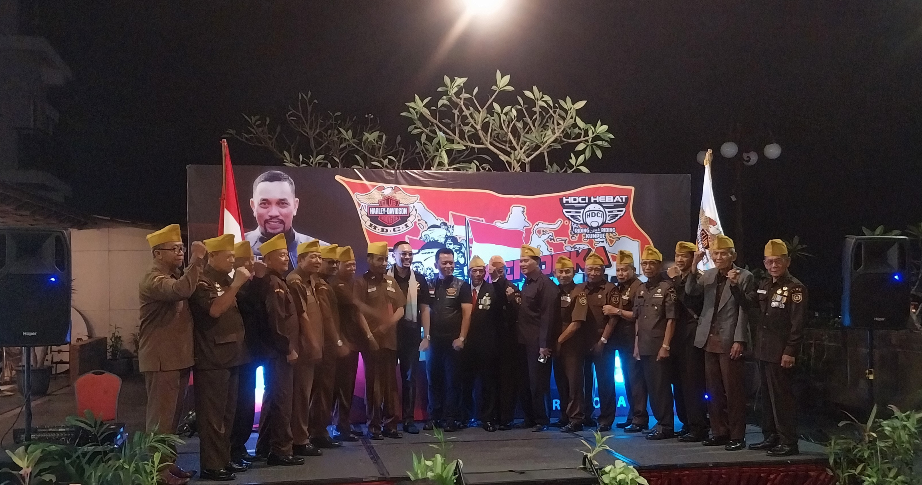 Merdeka Ride, HDCI Peduli Veteran di Yogyakarta