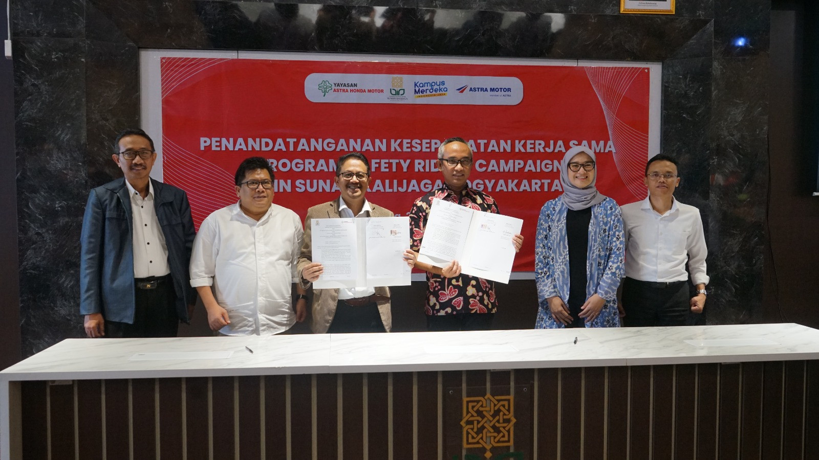 UIN Sunan Kalijaga Melakukan Kerja Sama dengan Yayasan dan PT AHM Dalam Program Safety Riding dan  Pengembangan UMKM Difabel