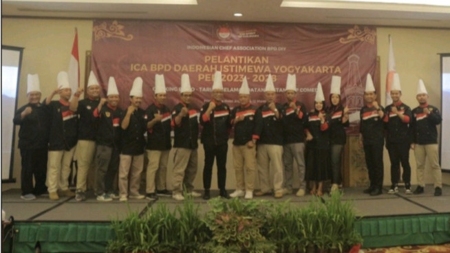 Pelantikan Pengurus Indonesia Chef Association (ICA) BPD-DIY Periode 2023-2028