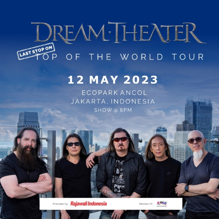 INDONESIA JADI NEGARA PENUTUP KONSER DREAM THEATER - LAST STOP ON “TOP OF THE WORLD TOUR”