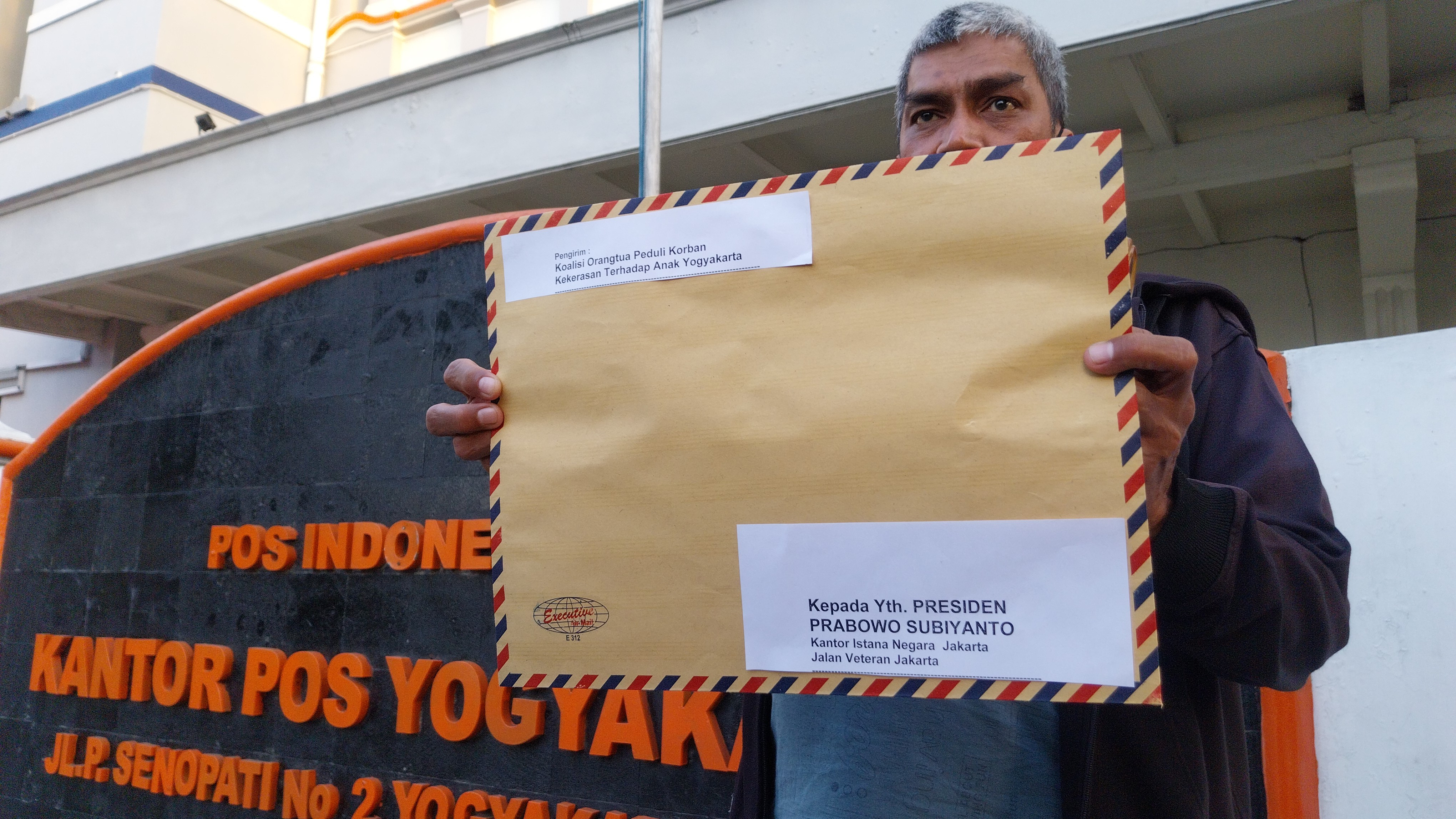 Jelang Putusan Kasus Sodomi Anak di Sorosutan Yogyakarta, Koalisi Orang Tua Korban Kekeraan Anak Yogyakarta Kirim Surat ke Presiden Prabowo Subianto