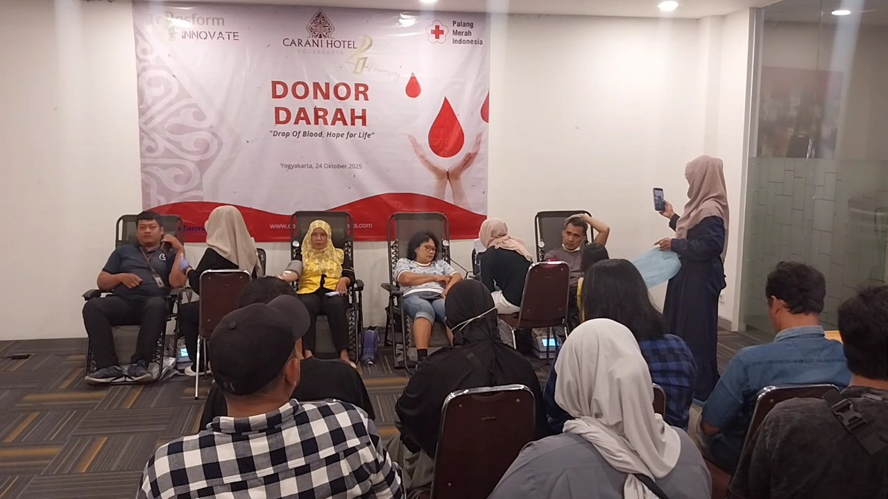 PMI dan Pelaku Usaha Perhotelan Gelar Donor Darah Mobile Untuk Jaring Pendonor Baru