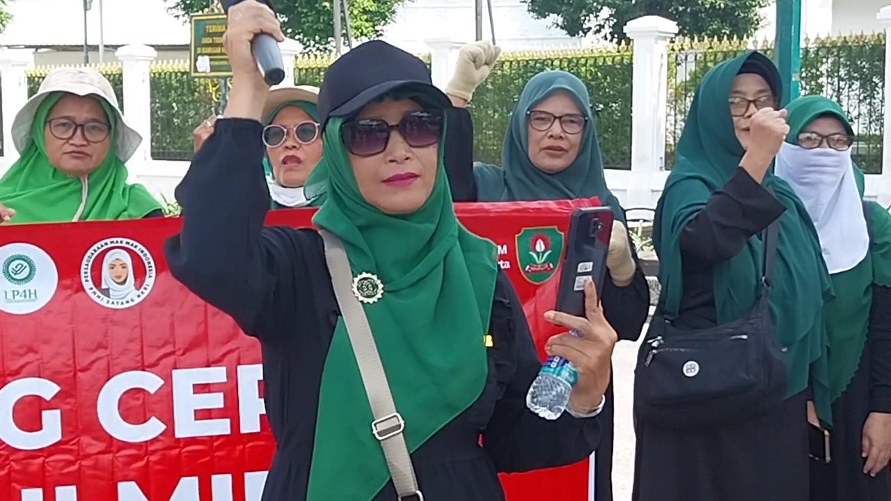 Emak Emak Protes Maraknya Peredaran Miras Di Yogyakarta