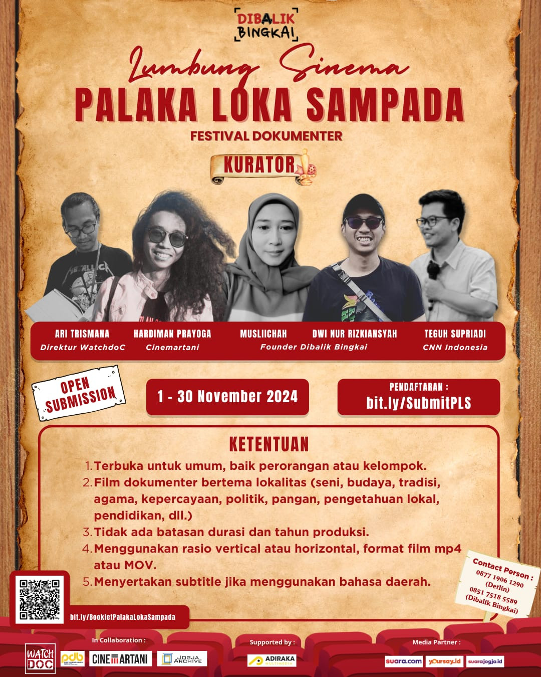 Dibalik Bingkai Open Submission Festival Dokumenter "Lumbung Sinema: Palaka Loka Sampada”